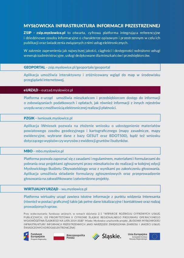 Strefa usług elektronicznych Miasta Mysłowice