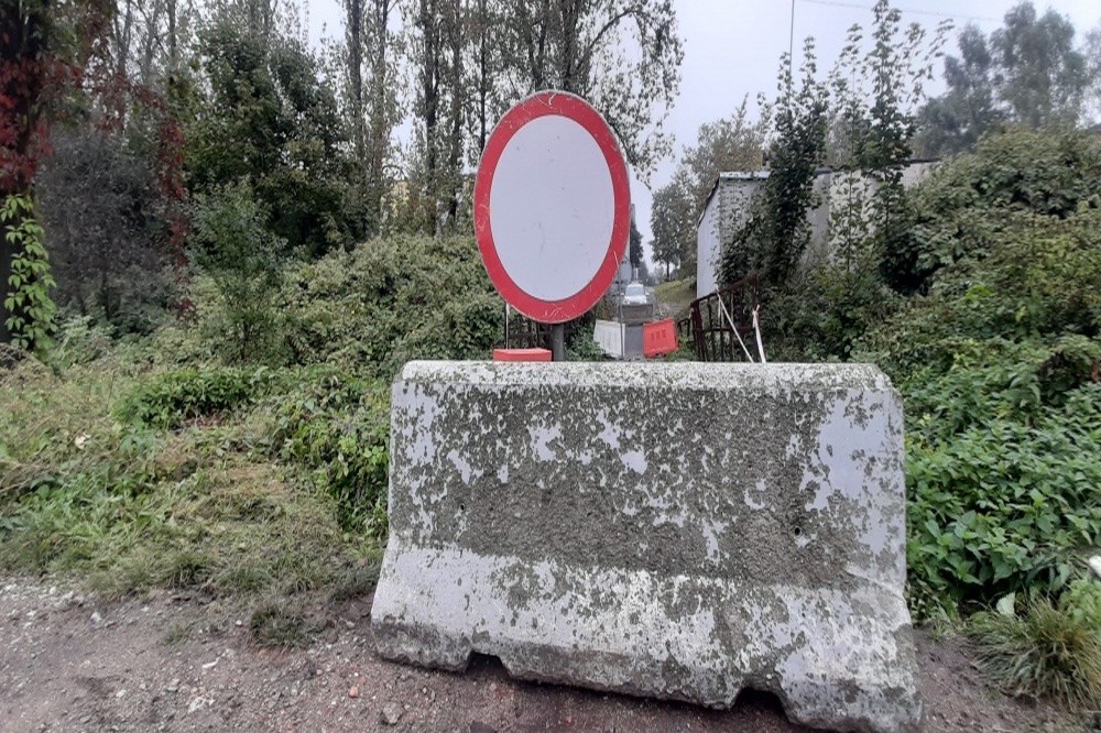 Zamknięcie mostku nad Bytomką