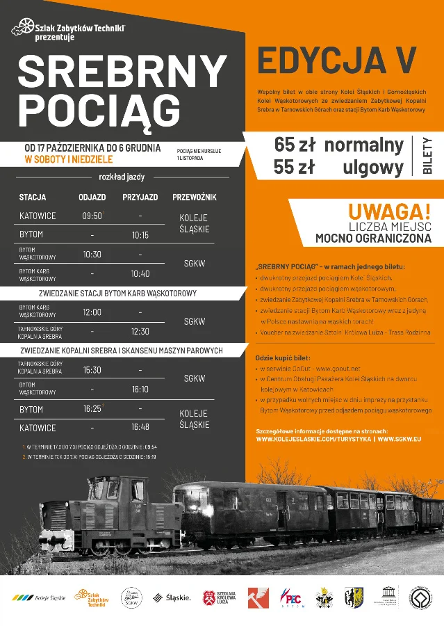 Srebrny pociąg wraca w weekend na tory