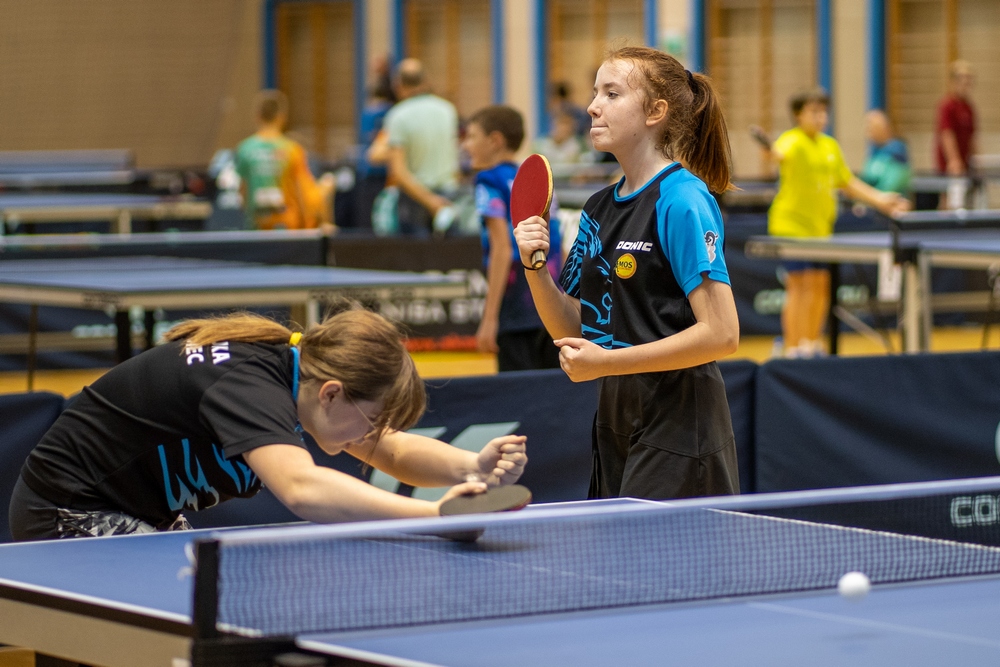 Sukces zawodniczek w tenisie stołowym