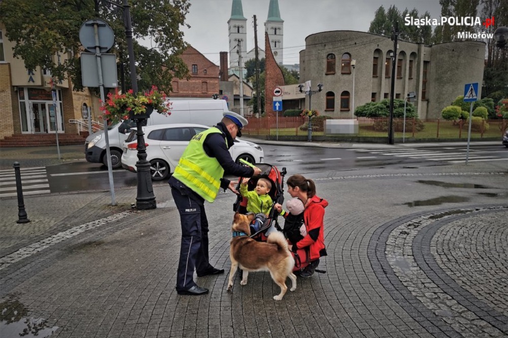 Policyjny dzień odblasków w Mikołowie
