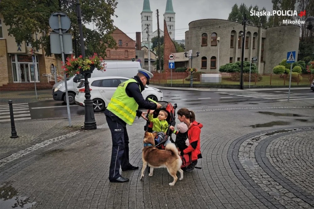 Policyjny dzień odblasków w Mikołowie