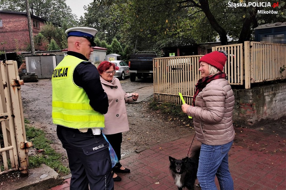 Policyjny dzień odblasków w Mikołowie