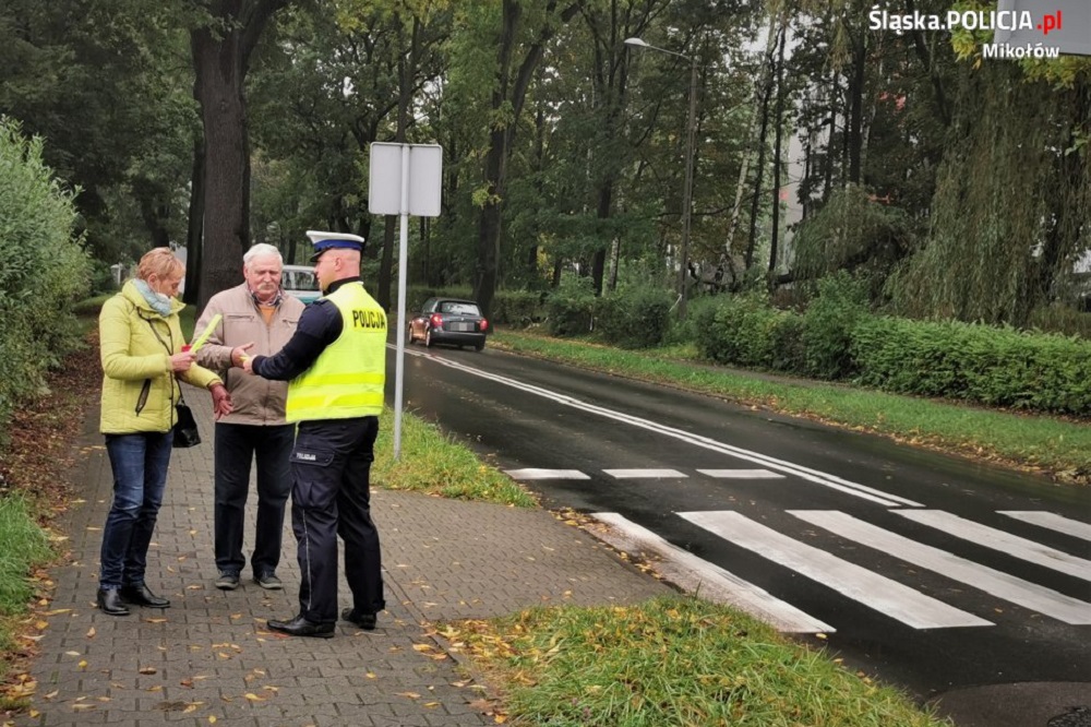 Policyjny dzień odblasków w Mikołowie