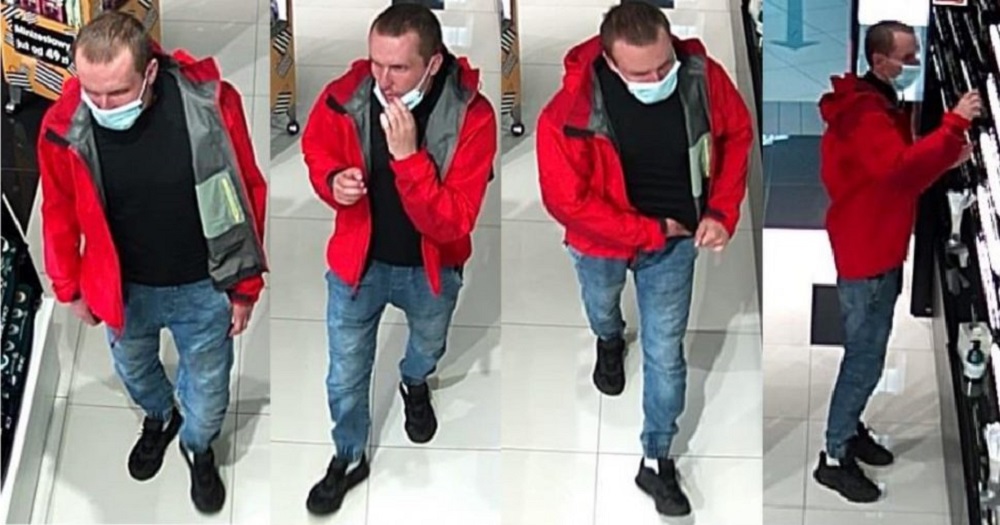 Kolejny złodziej perfum poszukiwany