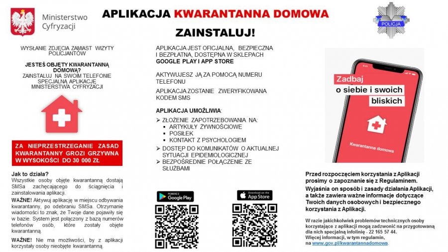 Kilka słów o aplikacji "Kwarantanna Domowa"