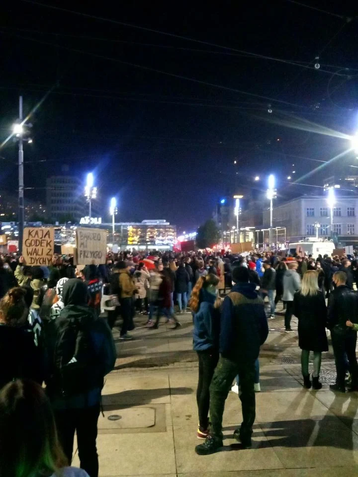 Protest Kobiet w Katowicach 1