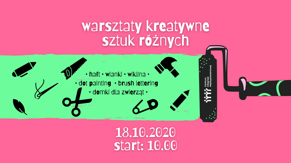 Warsztaty Kreatywne Sztuk Różnych w Centrum Integracji Międzypokoleniowej