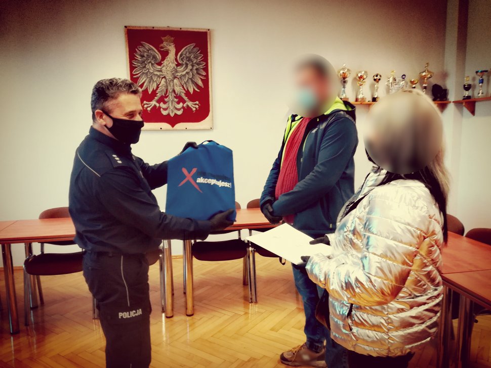 Komendant podziękował za wzorową postawę obywatelską