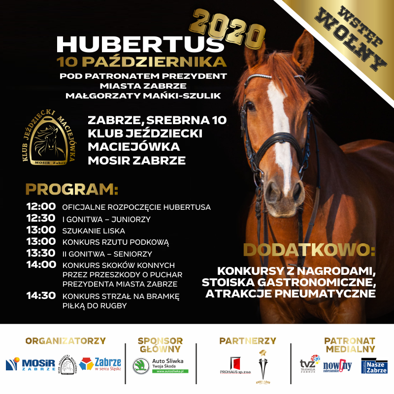 Przed nami Hubertus 2020! Jakie atrakcje czekają na miłośników koni?