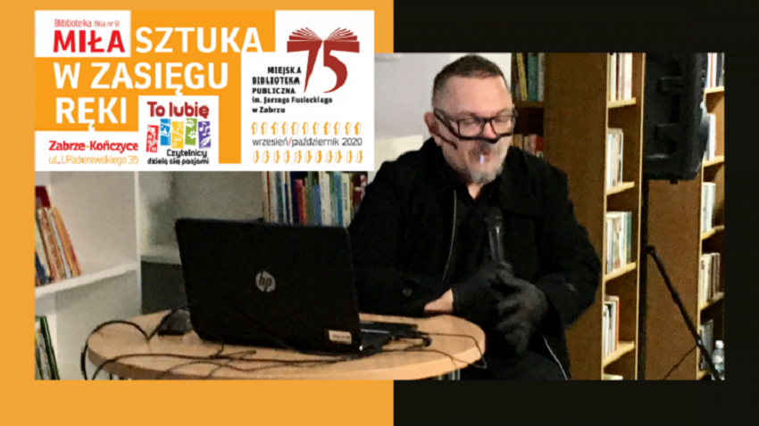 Spotkanie "Sztuka w zasięgu ręki" w Miejskiej Bibliotece Publicznej