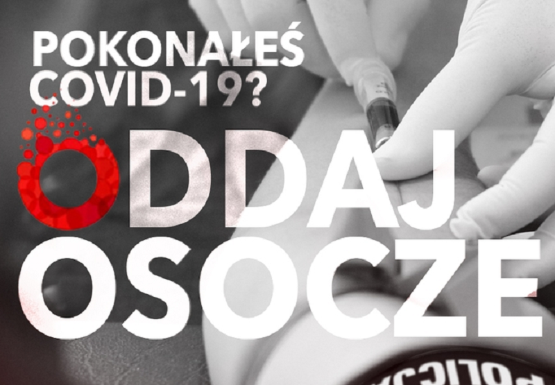 Pilne! Poszukiwane osocze ozdrowieńców!