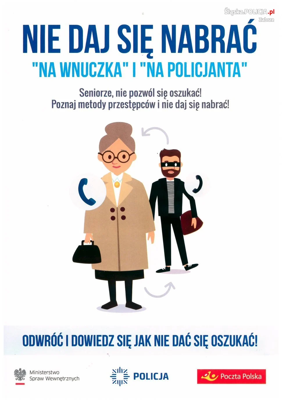 Fałszywy policjant znów zaatakował. Kobieta prawie straciła 40 tys. zł.