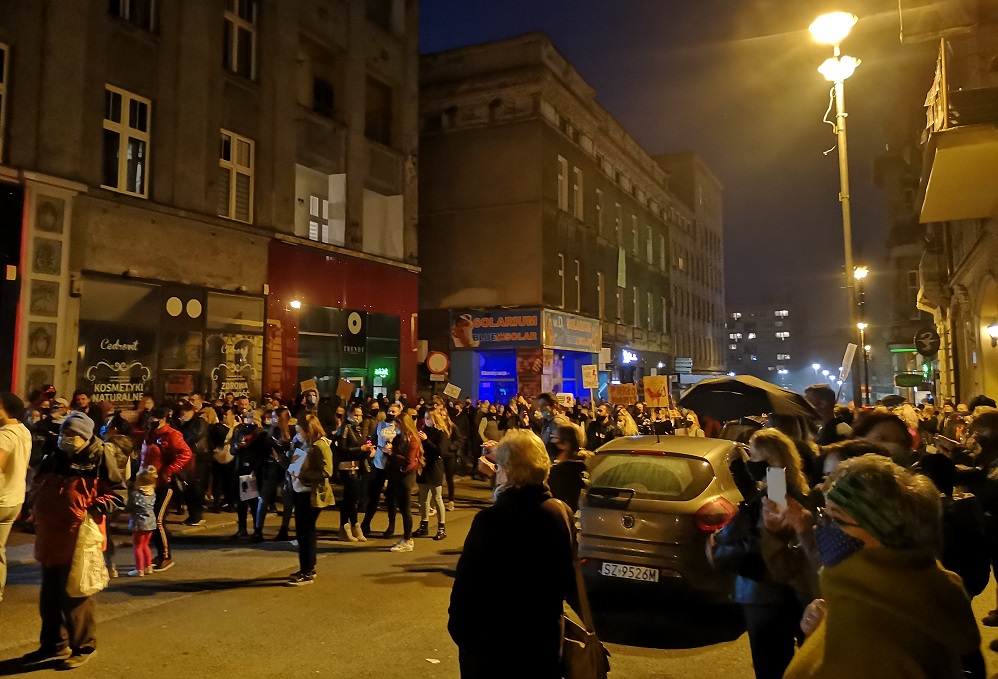 Strajk Kobiet: W Zabrzu odbywają się protesty ws. zakazu aborcji