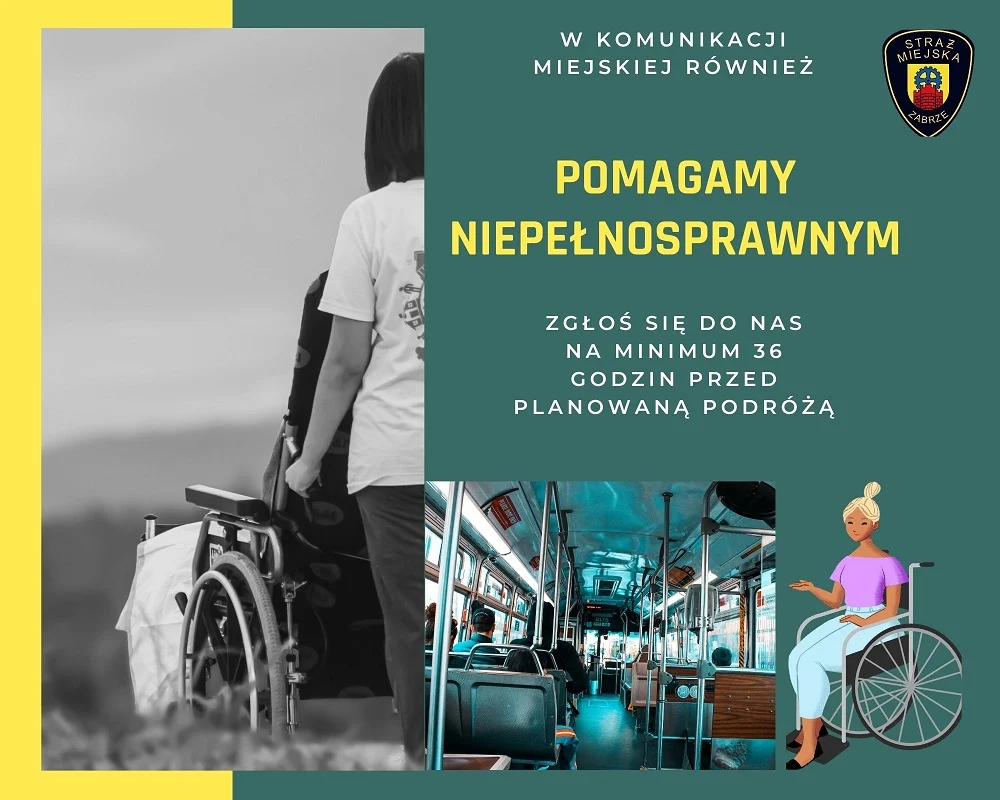 Straż Miejska oferuje pomoc niepełnosprawnym w poruszaniu się transportem publicznym