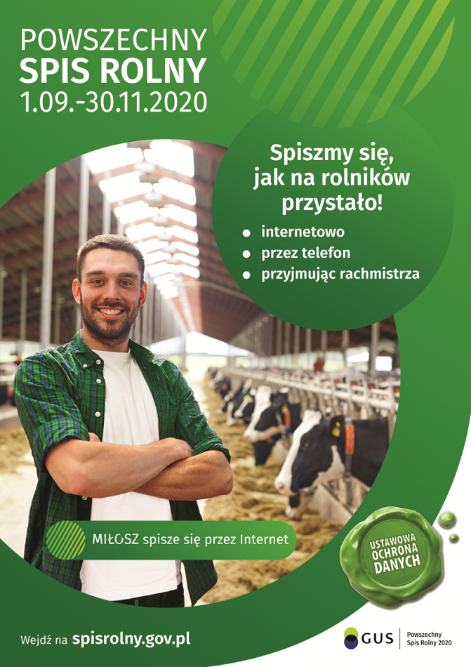 Informacja na temat sposobu realizacji Powszechnego Spisu Rolnego w 2020 roku
