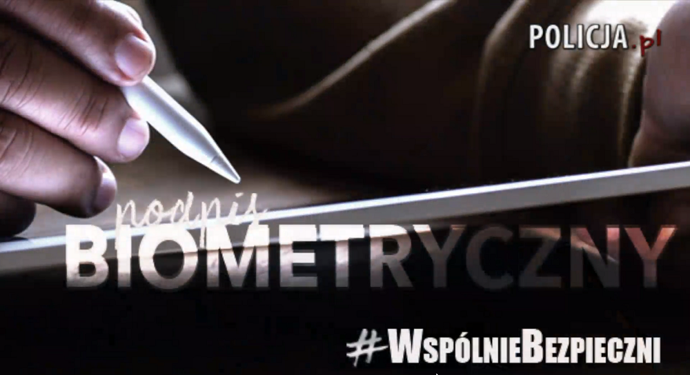 #WspólnieBezpieczni - co to jest podpis biometryczny?