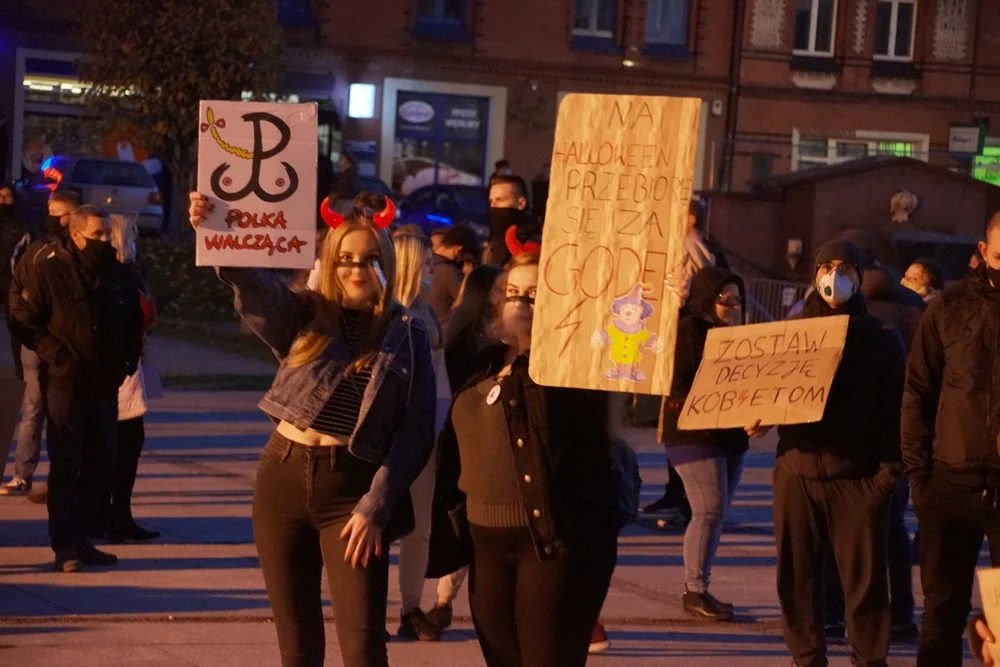 W sobotę w Rudzie Śląskiej odbył się drugi protest kobiet