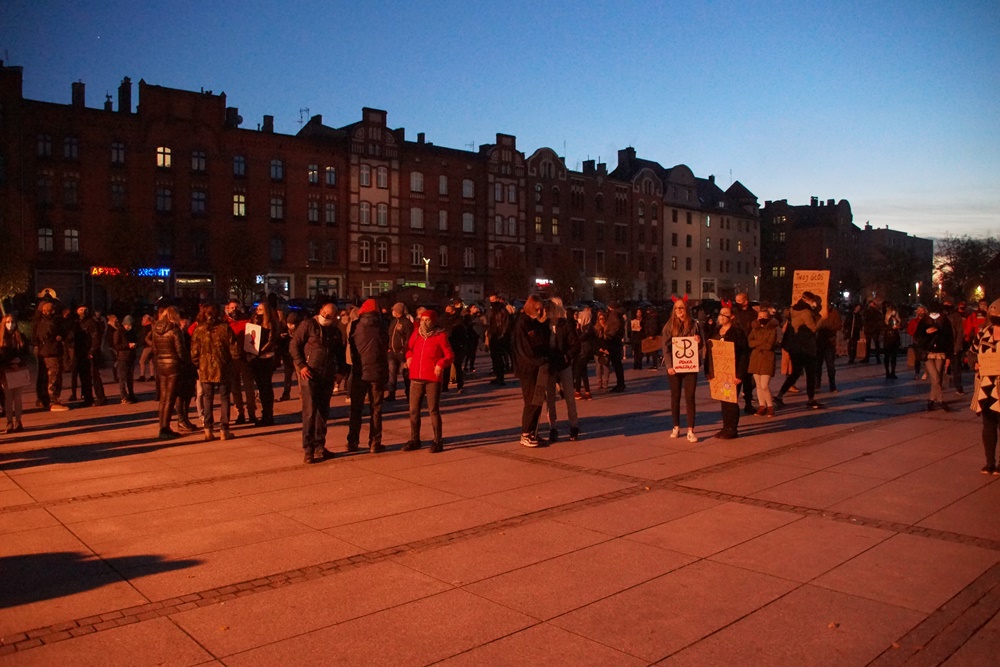 W sobotę w Rudzie Śląskiej odbył się drugi protest kobiet