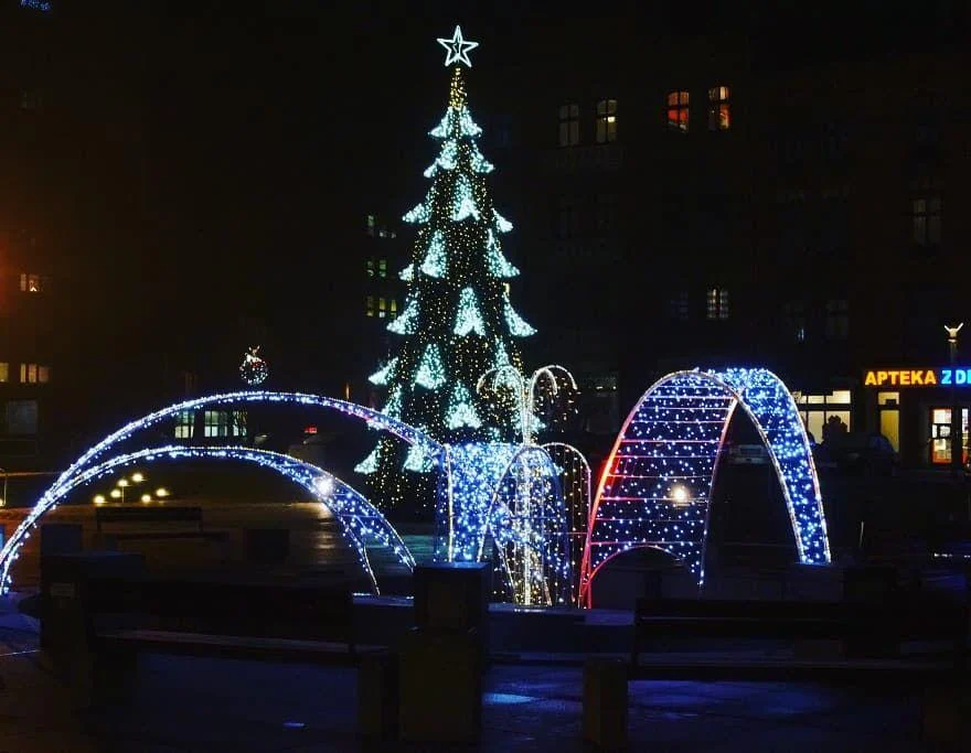 Czy w tym roku ulice Rudy Śląskiej ozdobią świąteczne iluminacje świetlne?
