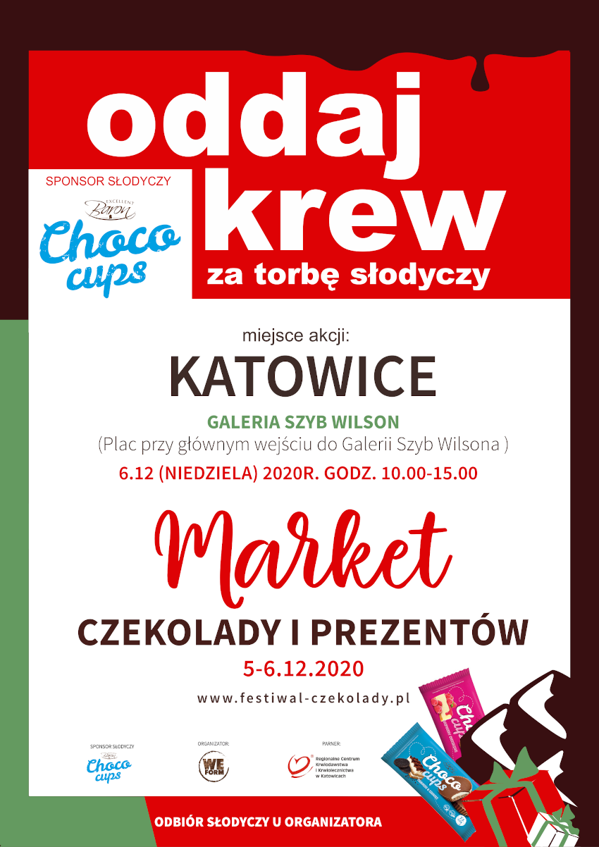 Święta bez Czekolady? Nie istnieją! Market Czekolady i Prezentów w Szybie Wilson