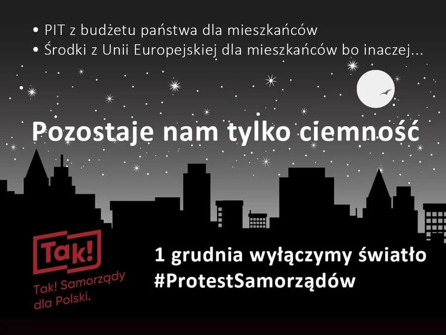 Ruda Śląska: 1 grudnia w ramach protestu na ulicach zgasną światła. Sprawdź, gdzie i kiedy