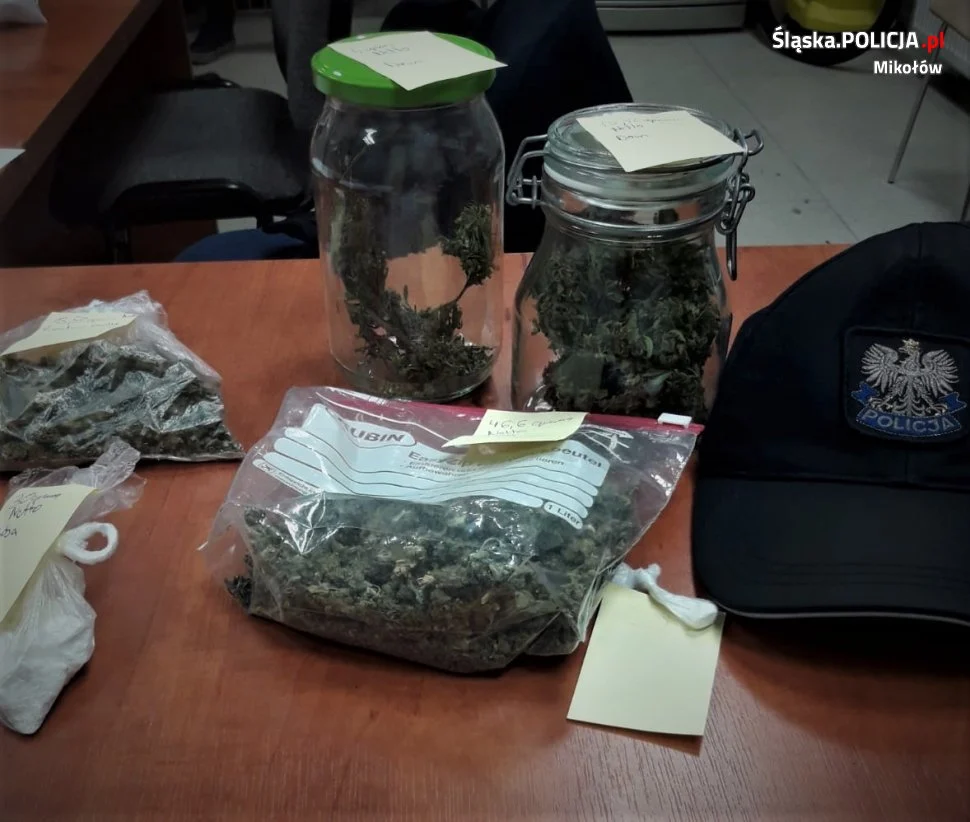 Znaczna ilość narkotyków u mieszkańca Łazisk Górnych