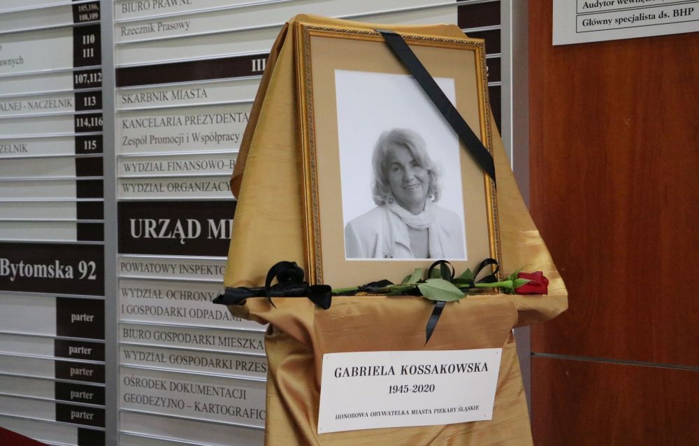 Księga kondolencyjna poświęcona śp. Gabrieli Kossakowskiej