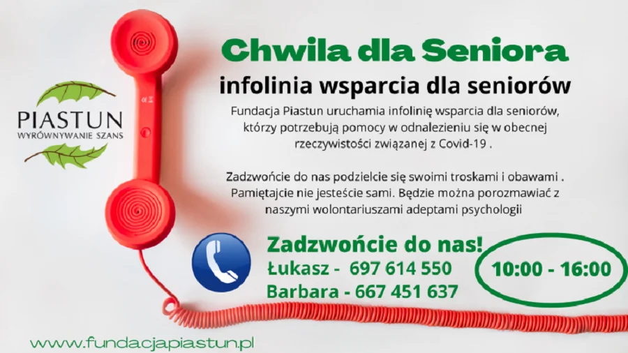 Infolinia "Chwila dla seniora"