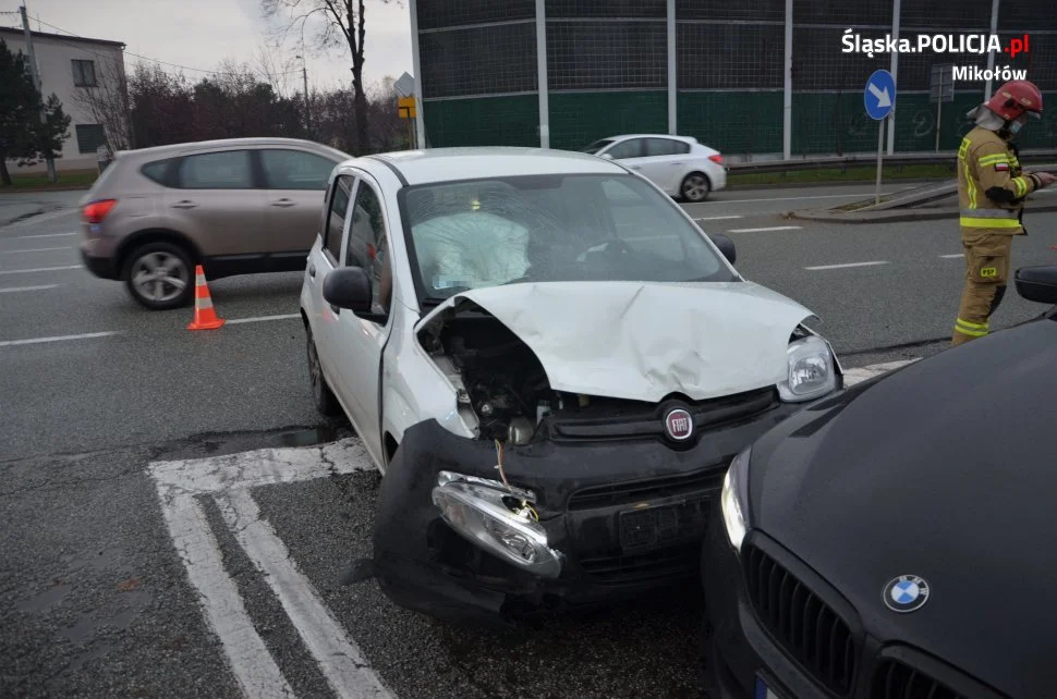 Wymusił pierwszeństwo na skrzyżowaniu. Poszkodowana z podejrzeniem połamania żeber