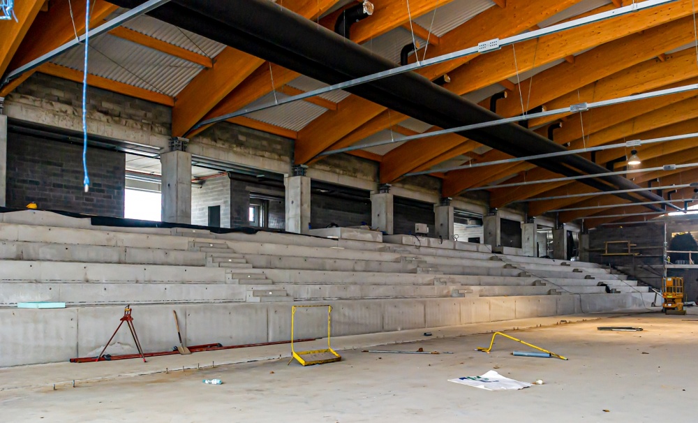 Co nowego na placu budowy hali lodowiska przy Pułaskiego?