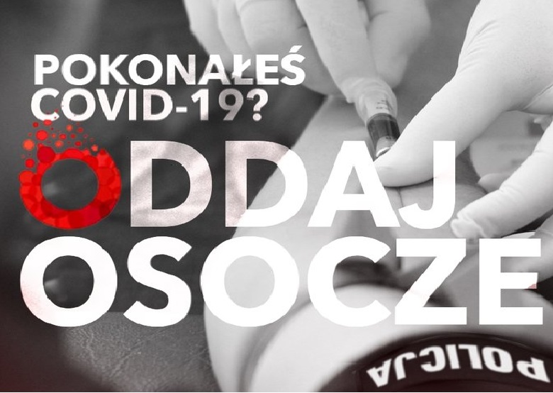 Osocze ozdrowieńców pilnie potrzebne!