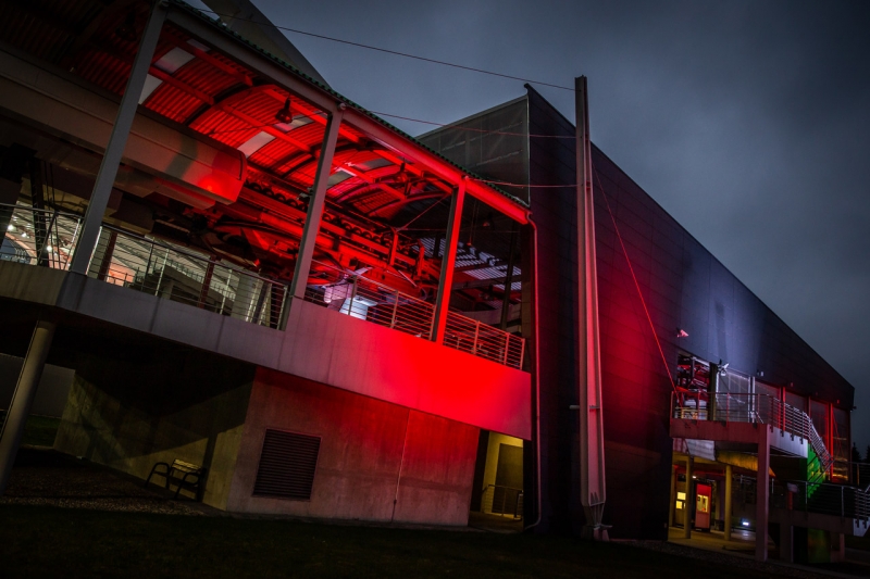 Park Śląski rozbłysnął w barwach narodowych
