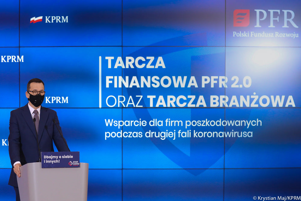 Premier: do 40 mld zł dla przedsiębiorców i kultury w Tarczy 2.0