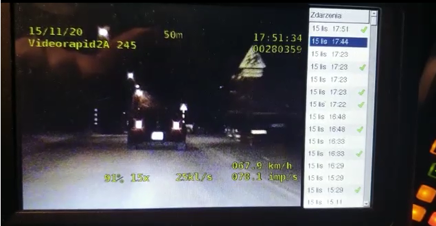 Kierowca Mustanga stracił prawo jazdy. Przekroczył prędkość o 66 km/h!