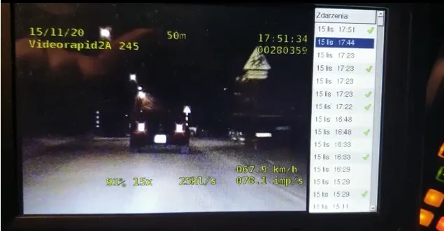 Kierowca Mustanga stracił prawo jazdy. Przekroczył prędkość o 66 km/h!