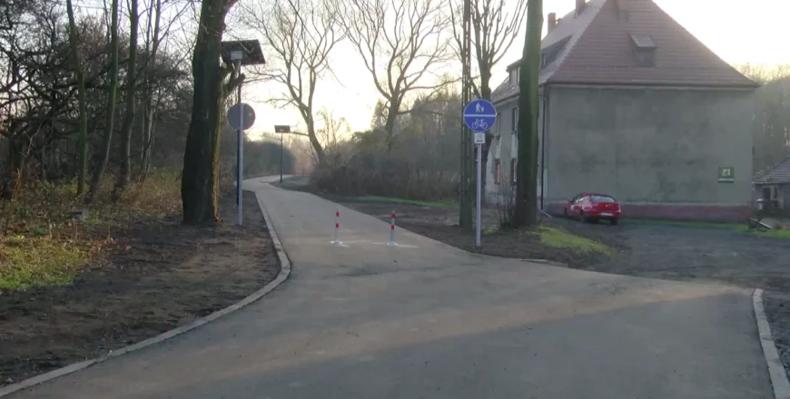 Nowa droga rowerowa Zaborze - Biskupice