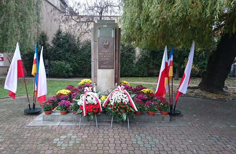 Skromne obchody Narodowego Święta Niepodległości w Żorach