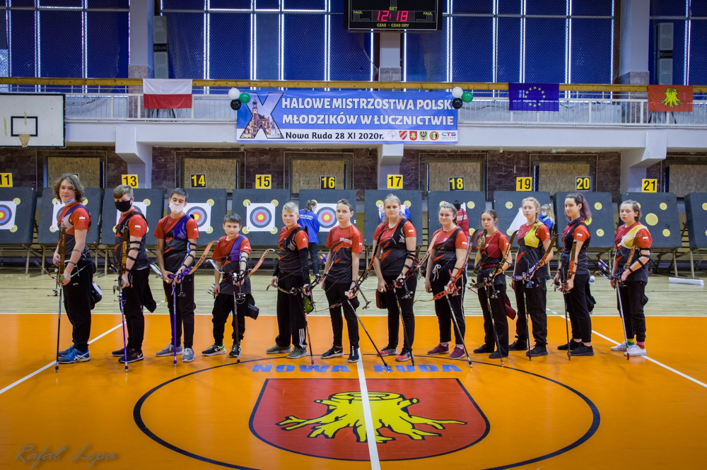 Zawodnicy Grotu na X Halowych Mistrzostwach Polski Młodzików