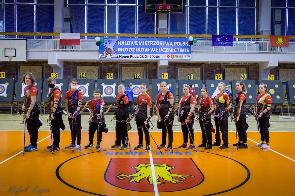 Zawodnicy Grotu na X Halowych Mistrzostwach Polski Młodzików