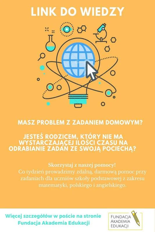 "Link do wiedzy" - rudzcy uczniowie mogą skorzystać ze zdalnej i darmowej pomocy w nauce
