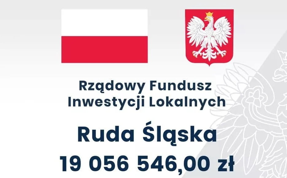 Ruda Śląska otrzyma ponad 19 milionów złotych rządowego wsparcia
