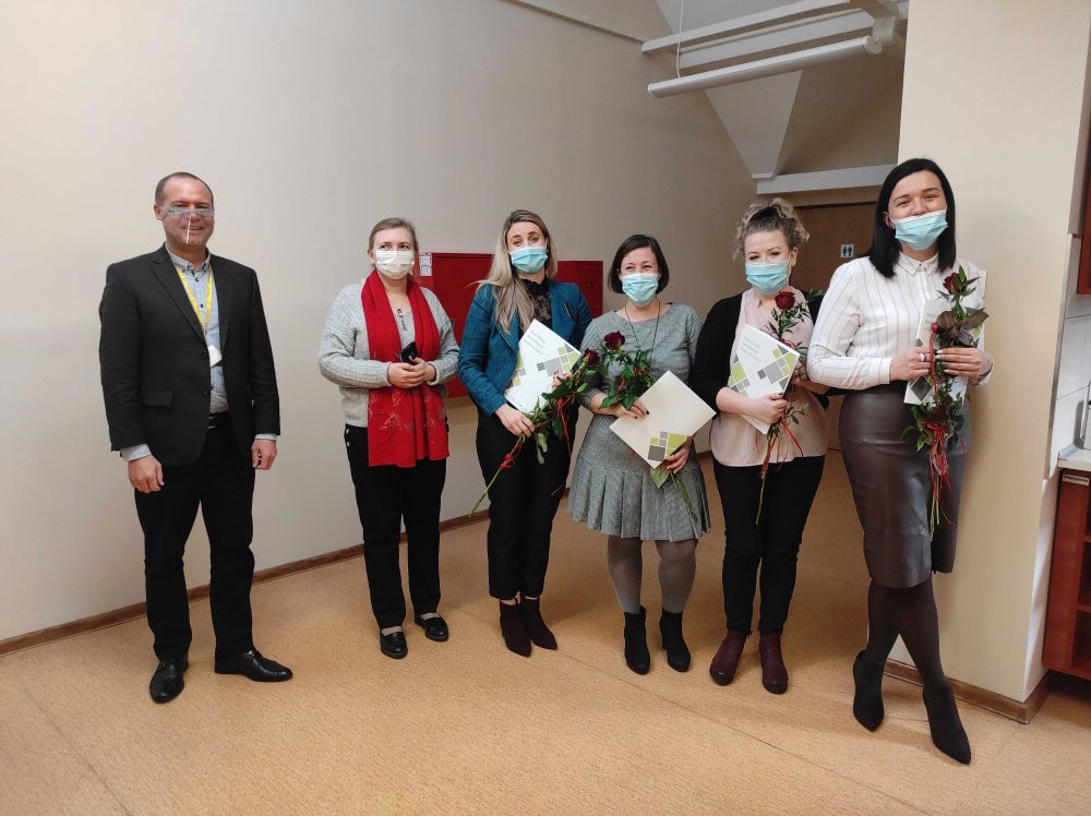 Wręczenie nagród wyróżnionym asystentom rodziny MOPR