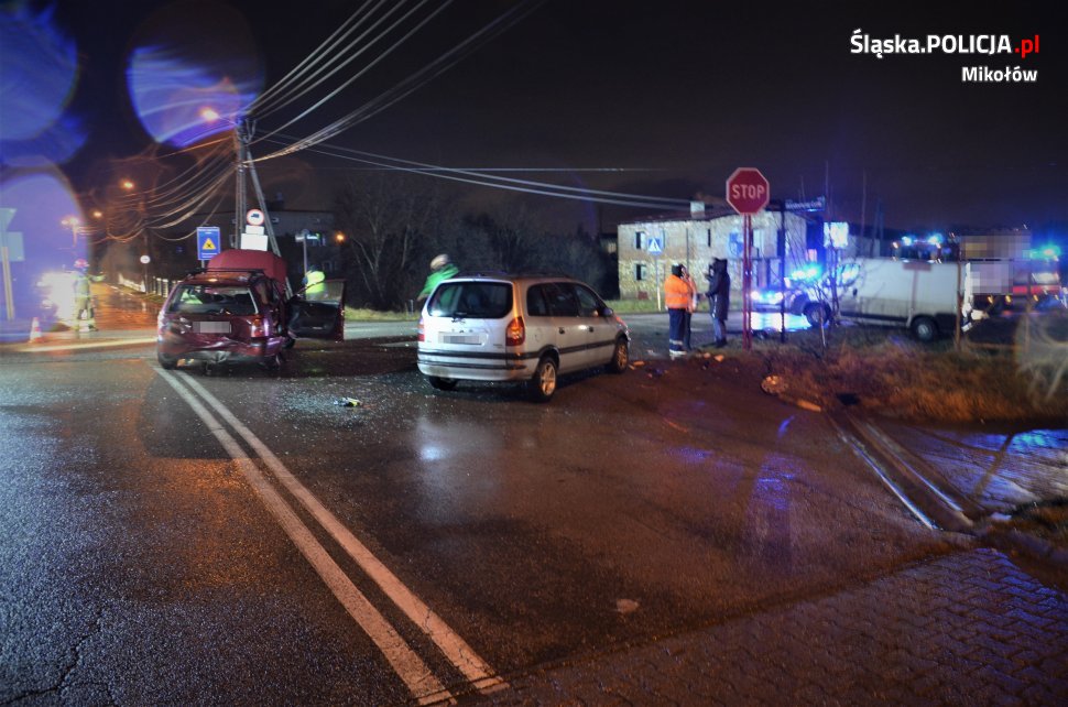Groźnie wyglądająca kolizja na obwodnicy Mikołowa!