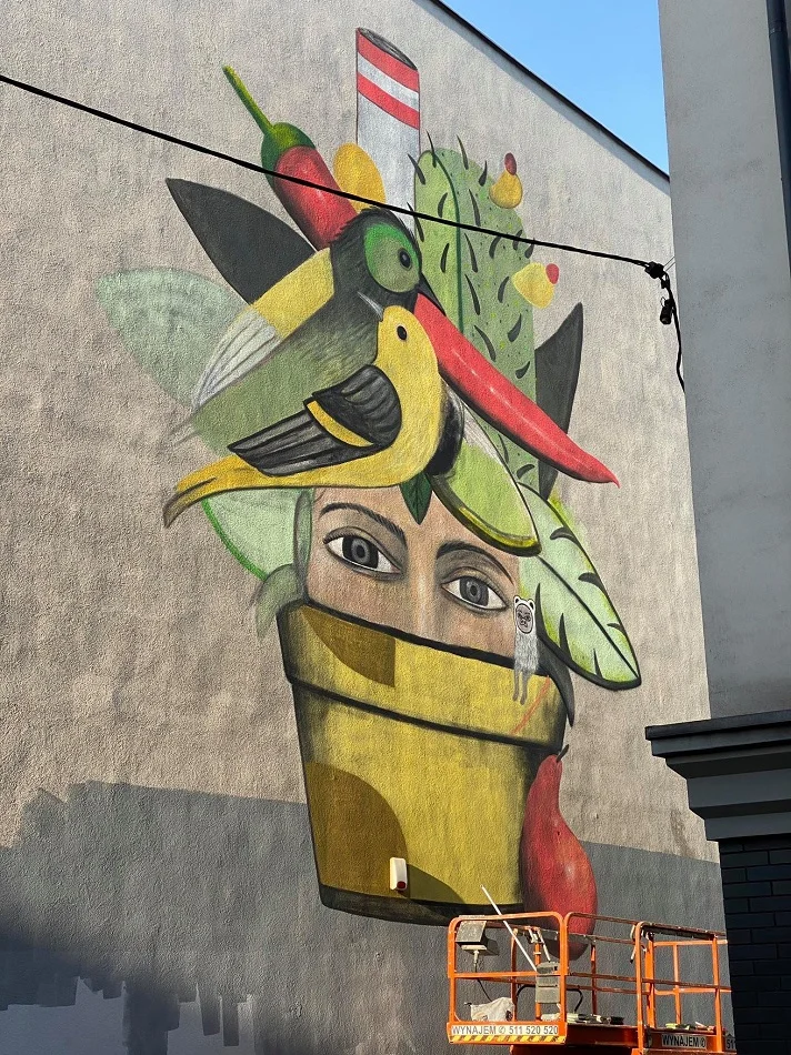 Na ścianie budynku przy ul. Kordeckiego 2a powstaje mural!