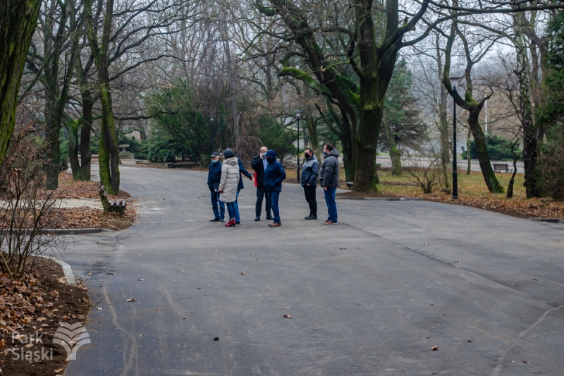 Park Śląski: Alejki przy kręgach tanecznych czekają na spacerowiczów