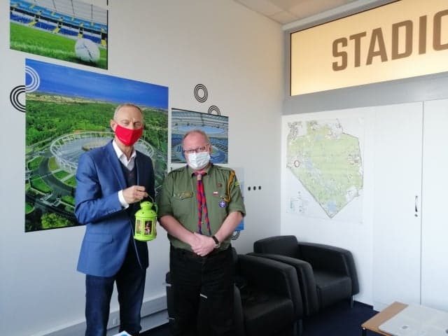 Już po raz kolejny Betlejemskie Światło Pokoju dotarło na Stadion Śląski!