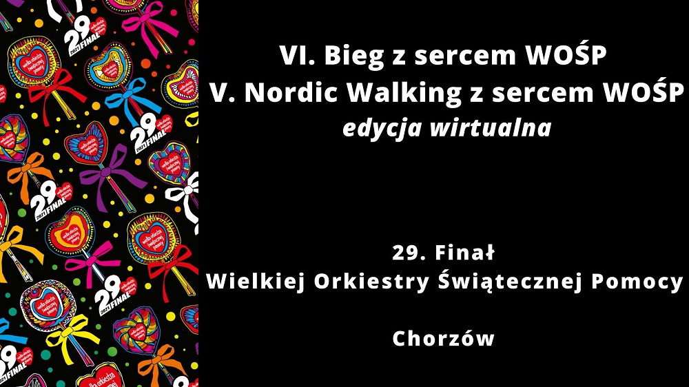 IV Bieg z sercem WOŚP i V Nordic Walking z sercem WOŚP