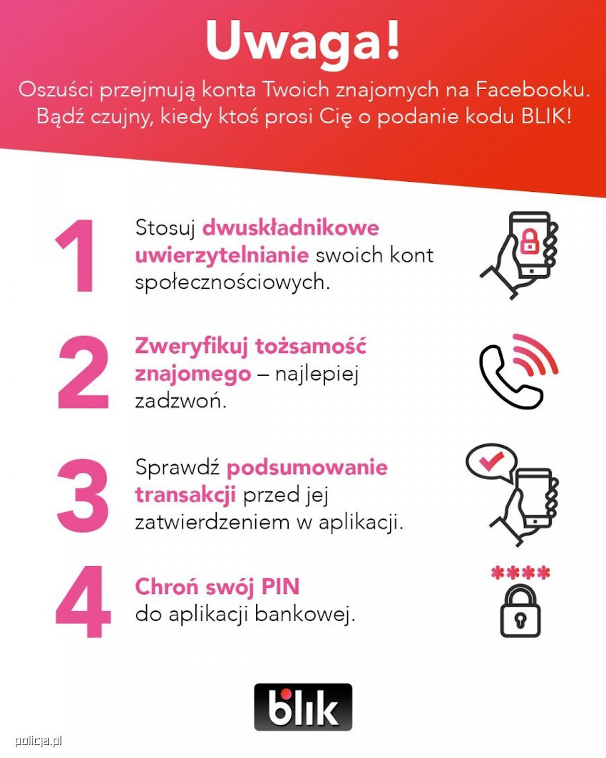 Policja przestrzega przed wyłudzeniami z wykorzystaniem systemu płatności mobilnych