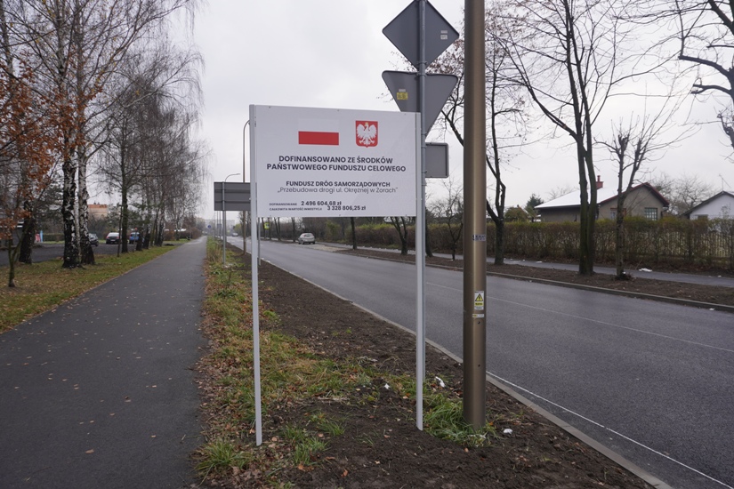 Zakończyła się przebudowa ul. Okrężnej